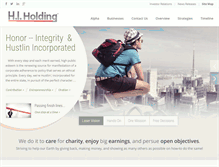 Tablet Screenshot of hiholding.com
